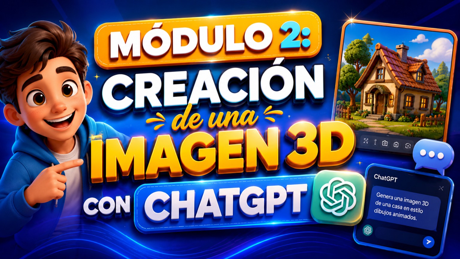 Módulo 2: Crear una imagen 3D con ChatGPT